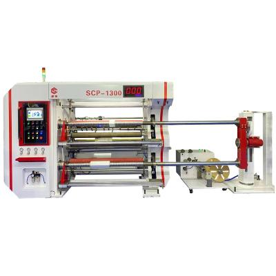 China SCP-1300 Chinese factory manufacturer high speed slitter machine for paper washy tape with best price for sale