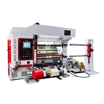 China Chinese factory manufacturer PE PVC PET bopp tape slitting machine rewind bopp film slitting machine for sale