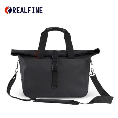 China Proof Sealed Waterproof Black Wallet Bag Shoulder Leisure Water Messenger Bag Slant Leaf Satchel for sale