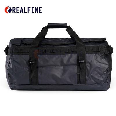 China Waterproof Water Proof Tarpaulin PVC Material Duffel Bag With Backpack Straps for sale