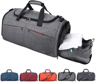 China / Sports Gym Bag, Travel Duffle Bag with Wet Pocket and Shoes Compartment for Men Women, 45L, Light Weight for sale