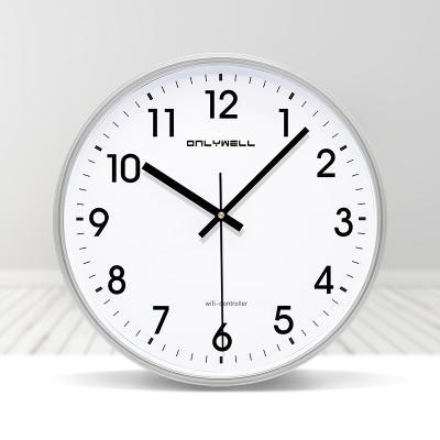 China Promotion 12 Inch Wall Clock WiFi Smart Analog Clock Radio Business Gifts For Living Room for sale