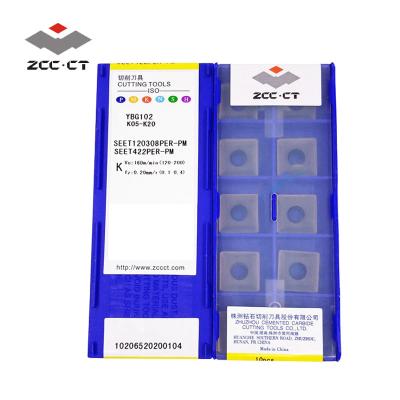 China Genuine Tool Zcc.ct Seet120308per P.M. Ybg102 CNC Milling Cutter Cast Iron Milling Processing for sale