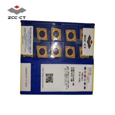 China Turning Tool Zcc Carbide Cutting Turning Inserts Ccmt120408-hm Ybc251 for sale