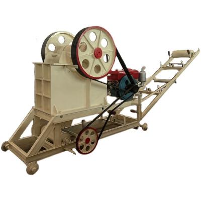 China Gold Mining Mobile jaw crusher Small jaw crusher 250 * 400 granite jaw crusher Diesel/electric drive for sale