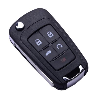 China XinWang 64*36*19MM Bui-CK Crossing 5 Button Smart Car Key Fob Key Fob Car Remote Key With Backup Key Blade Cover for sale