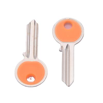 China Replace Car Key XinWang 55*23*4MM ABS+Copper Brass Key Mute Wholesale Custom Logo Blank Locksmith Keys Door Custom Copper Blank Key Blank for sale