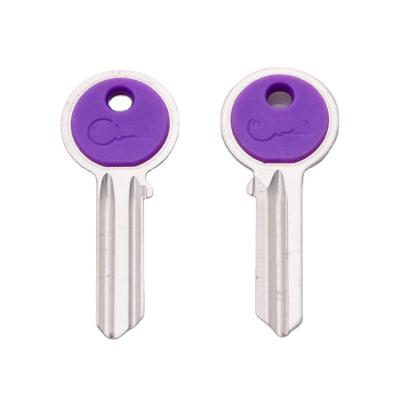 China Replace XinWang Wholesale Multicolor 55*23*4MM ABS+Copper Car Key Lock Keys Mask Plastic Key Metal Locks House Door Keys for sale