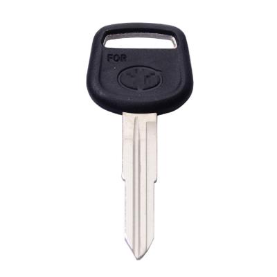 China Replace Wholesale Car Key XinWang 75*32*6.5MM ABS + Copper Black Key T-oyota C-amry No Button Key By Logo Blade Key Toyot for sale