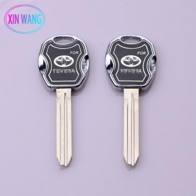 China Replace Zinc Alloy Installation TOY Car Keys Blank Automotive XinWang 84*30*6MM Remote Control Car Key +Copper for sale