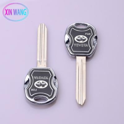 China Replace XinWang 84*30*6MM Universal Zinc Alloy Smart Car Code Durable Black Color +Copper Copy Car Key -YOTa To Keys Blank for sale