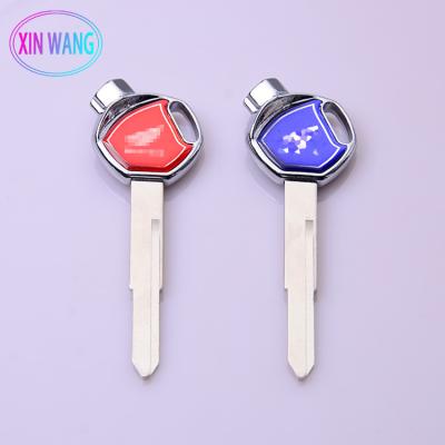 China XInWang Wholesale Cheap Price 95*32*12.5MM ABS+Metal Horseshoe Motorcycle Key Blank Left Key Side Model for sale