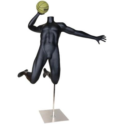 China Slam Dunk Basketball Dunk Posture Dummy Badminton Jump Spike Posture Model Props for sale