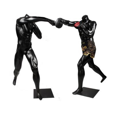 China Show Fitness Boxing Sports Boxing Posture Male Body Props Taekwondo Dummy Show Model Stand Boxing Model for sale