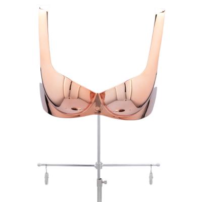 China Rose Gold Bra Display Rack And Underwear Set Clip Series Inflatable Model Props for sale