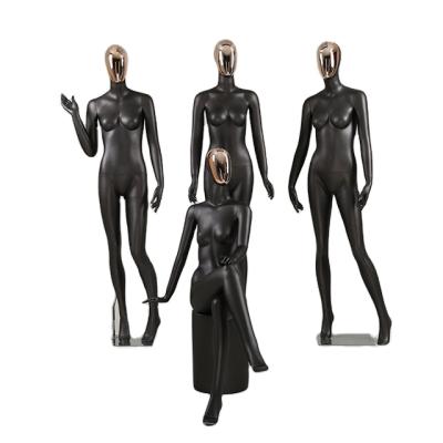 China Factory direct female headless mannequin dresses 1 3 customize foam fashion women clothing black body time lead bust pcs rigid type for sale