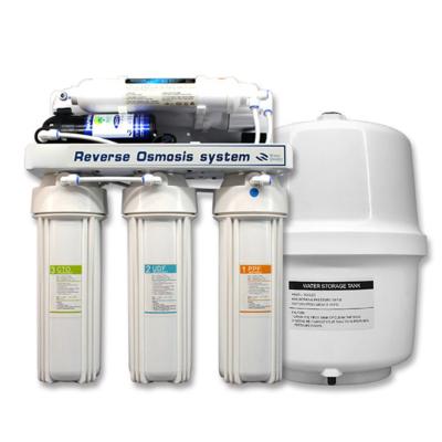 China Household RO Water Filter System, Purification Reverse Osmosis RO System Drinking Water Filter Purifier for sale