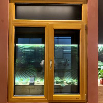 China 115 Mm Modern Cheap Sliding House Window Wood Pine Aluminum Clad Modern Wood Windows for sale