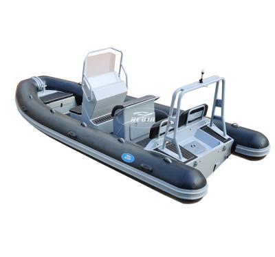 China Family Entertainment / Military Deep 580 Aluminum Boat / Rescue HEDIA V Rib Sport Boat Rib for sale