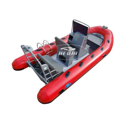 China Special design available on your request aluminum 16ft rigid inflatable boat hypalon rib boat china rippe boote for sale