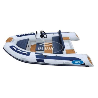 China Family Entertainment / Military / Rescue Inflatable Boat European Tender Aluminum Hull Small Rib 300 Design With Console for sale