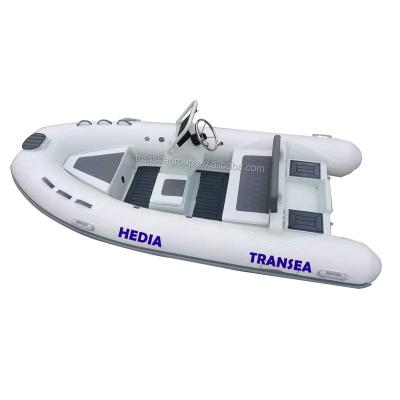 China Hypalon Target Boat 360 Neoprene Deep V Hull Luxury Yachts Sports Boat 13 Foot Inflatable Rigid Boat for sale