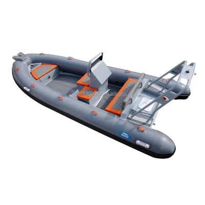 China Special design available upon your request 16 ft hypalon boat dinghy boats CE certificate rigid aluminum rib 480 rigid inflatable boat for sale