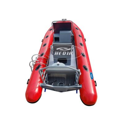 China Family Entertainment/Military/Rescue Hedia High Speed ​​Water Rescue 5m RIB Hypalon Inflatable Boat for sale