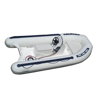 China Fiberglass Low Price Jocky Console Dinghy 330cm Inflatable Small Rib Boat With CE Certificate for sale