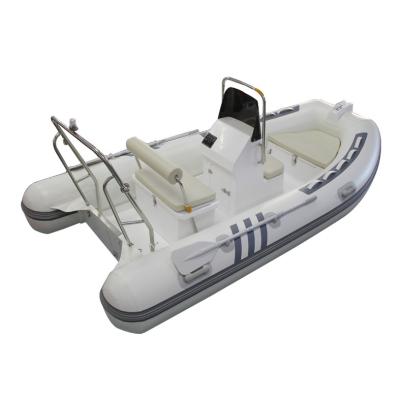 China Low Price Fiberglass Dinghy 3.6m Small Fiberglass Hull Inflatable Rib Boat For Sale for sale