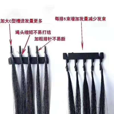 China 6D curl hair extension second generation applicator curly machine for 6D hair extension for salon for sale