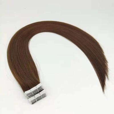 China Silky Straight High End Top Quality Cuticle Aligned Pulled Remy European Tape Hair Double Tape In Hair Extension for sale