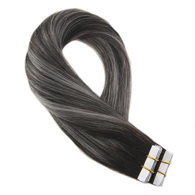 China Wholesale Silky Straight Balayage Dye Cheap Remy Human Hair Tape Various Colors Human Hair for sale