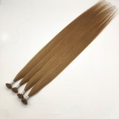 China Silky Straight Flat Cuticle Straight Natural Intact Pre-Link Tip Extensions Keratin Virgin Human Hair for sale