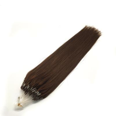 China Straight Micro Hair Extensions 1g/strand Loop Hair For Women for sale