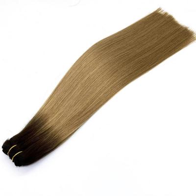 China Wholesale Silky Straight Remy Virgin Cuticle Aligned Human Hair Double Drawn Weft Extension for sale