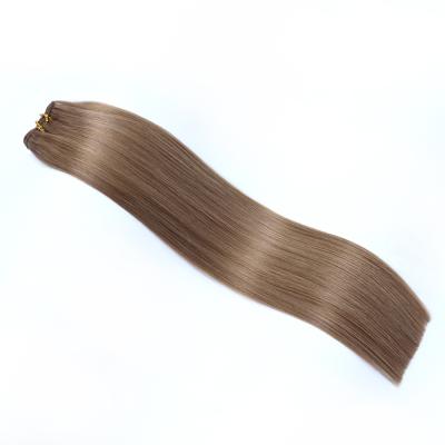 China 100% Remy Hair Weft Hair Extensions Silky Straight Weave Machine Hair for sale