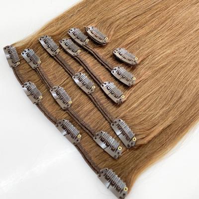 China Best selling factory supply straight clip-in blonde hair extensions for sale