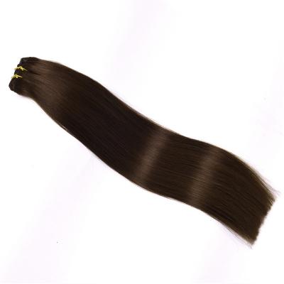 China Wholesale Silky Straight 100% Human Remy Hair Full Head Clip In Hair Extensions for sale