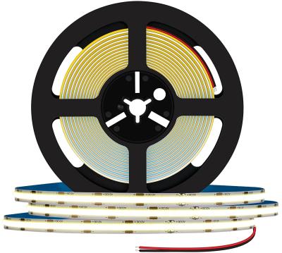 China 300 LEDs/M Residential CRI 90+ 12V 24V 5M 12W/M COB LED Strip Lights For Home Decoration for sale