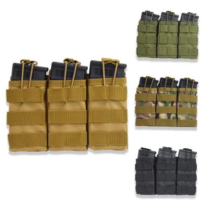 China Tactical Bodypack 1000D Bodypack Molle Accessories 1000D CS Hunting Shooting Sport Nylon Tactical Double Triple Single Bag Magazine Pouch for sale