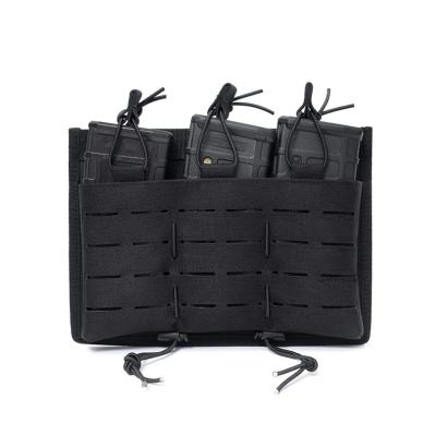 China arming & Quick Release Cartridge Bag Molle Molle CS Field Game Equipment Tank Top Disarm Universal Triple Multifunctional Tactical Accessory Pack for sale