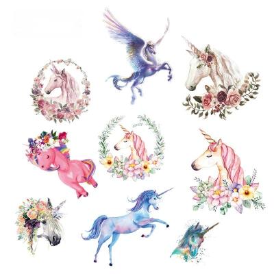 China DIY decorative sticker personalized hot stamping spot category a hot stamping music hot unicorn film transfer template wholesale for sale