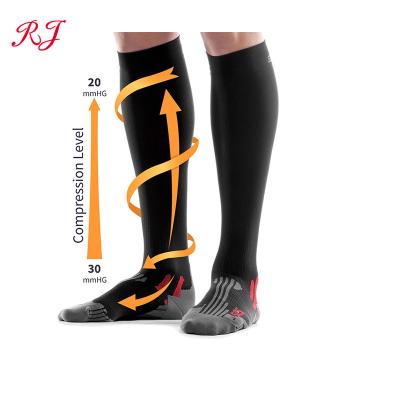 China RJ-I-0213 Anti-Fault Compression Socks For Athletes Compression Sport Socks Sport Compression Knee Sock for sale