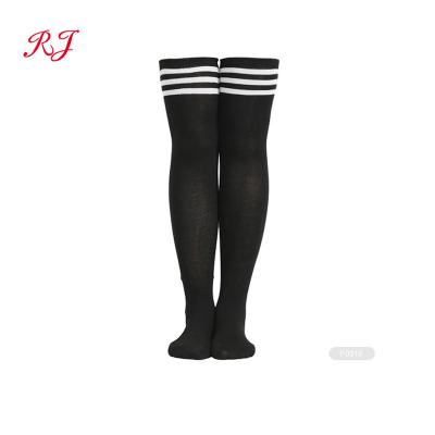 China RJ-F0142 QUICK DRY extra long over the knee cotton socks tights for sale