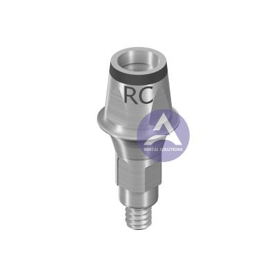 China ITI Straumann Bone Level® Titanium Straight Cementable Abutment Compatible  RC 4.1mm 022.4321 for sale