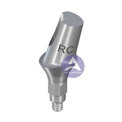 China ITI Straumann Bone Level® Titanium Angled Anatomic Abutment  RC 4.1mm, 15°Degree, GH 2mm/3.5mm for sale