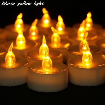 China Halloween LED Tealight Flameless Candle Home Decoration Mini LED Lights for sale