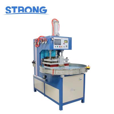 China Factory 8KW round table high frequency welding and cutting machine for PVC PET blister gasket gasket machine for sale