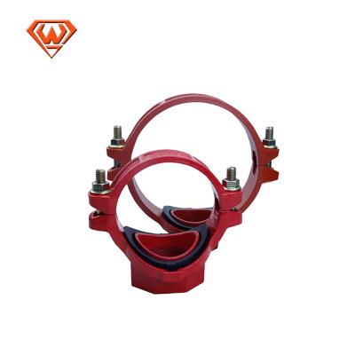 China Industry Grooved Female Mechanical Threaded Pipe Fittings Fire Hydrant Tee for sale